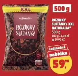 Penny Market Rozinky sultánky xxl naturalia nabídka