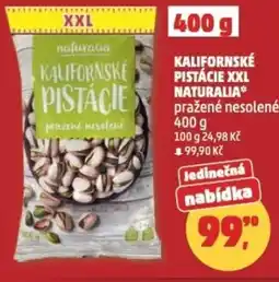 Penny Market Kalifornské pistácie xxl naturalia nabídka