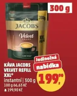 Penny Market Káva JACOBS velvet refill xxl nabídka