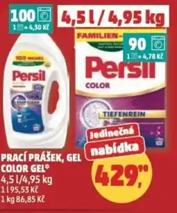 Penny Market PERSIL Prací prášek, gel color gel nabídka