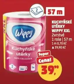 Penny Market Kuchyňské utěrky WIPPY xxl nabídka