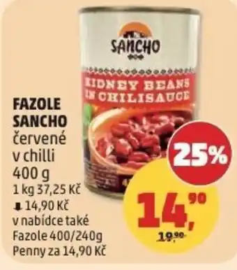 Penny Market Fazole SANCHO červené v chilli nabídka