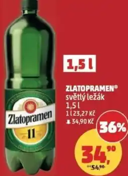 Penny Market Zlatopramen světlý ležák nabídka