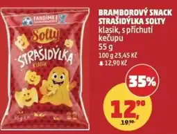 Penny Market Bramborový snack strašidýlka solty nabídka