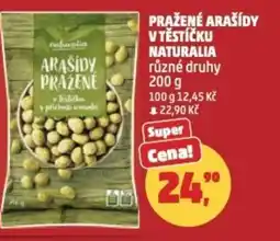 Penny Market Pražené arašídy v těstíčku naturalia nabídka