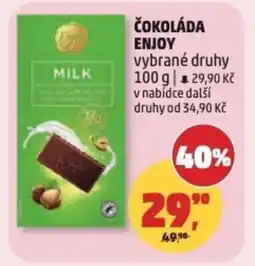 Penny Market Čokoláda Enjoy nabídka