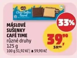 Penny Market Máslové sušenky café time nabídka