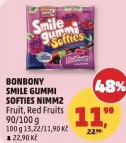 Penny Market Bonbony smile gummi softies nimm2 nabídka