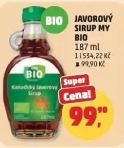 Penny Market Javorový sirup MY BIO nabídka