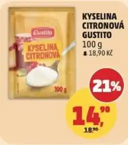 Penny Market Kyselina citronová GUSTITO nabídka