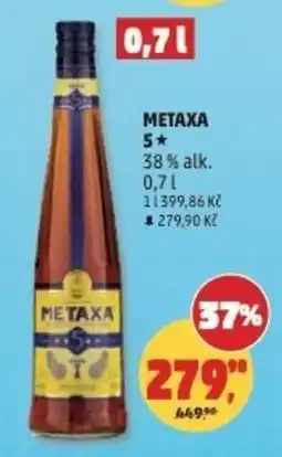 Penny Market METAXA 5 38% alk. nabídka