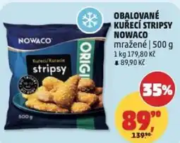 Penny Market Obalované kuřecí stripsy NOWACO mražené nabídka