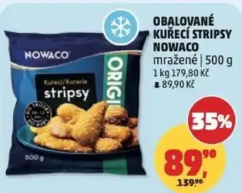 Penny Market Obalované kuřecí stripsy NOWACO mražené nabídka