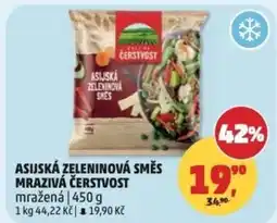 Penny Market Asijská zeleninová směs mrazivá čerstvost mražená nabídka