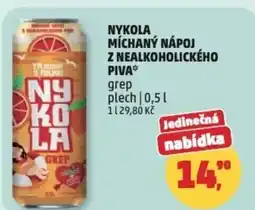 Penny Market Nykola míchaný nápoj z nealkoholického piva nabídka