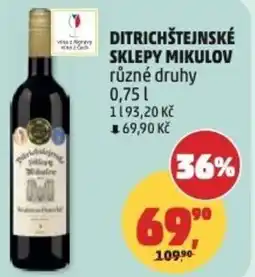 Penny Market Ditrichštejnské sklepy mikulov nabídka