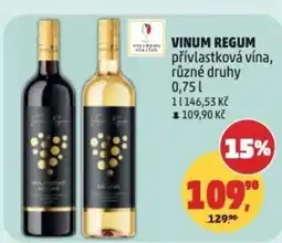 Penny Market Vinum regum přívlastková vína nabídka
