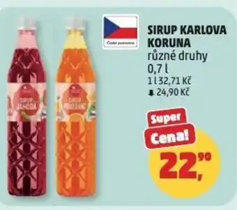 Penny Market Sirup karlova koruna nabídka