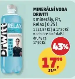 Penny Market Minerální voda drwitt s minerály, Fit, Relax nabídka