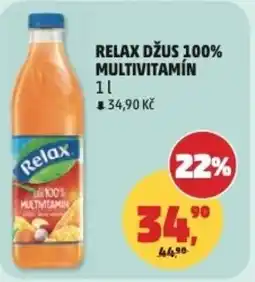 Penny Market RELAX džus 100% multivitamín nabídka