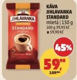 Penny Market Káva JIHLAVANKA standard mletá nabídka