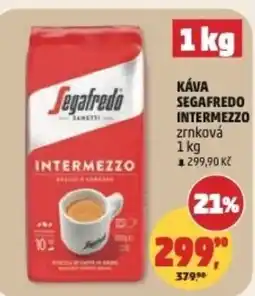 Penny Market Káva segafredo intermezzo zrnková nabídka