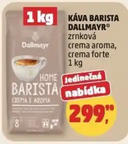 Penny Market Káva barista dallmayr zrnková crema aroma, crema forte nabídka