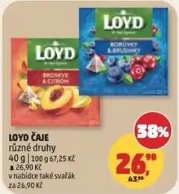 Penny Market LOYD čaje nabídka