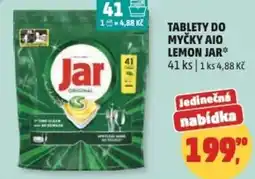 Penny Market Tablety do myčky aio lemon JAR nabídka
