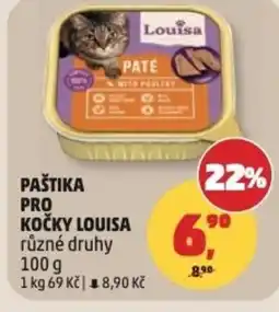Penny Market Paštika pro kočky LOUISA nabídka