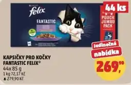 Penny Market Kapsičky pro kočky fantastic felix nabídka