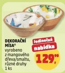 Penny Market Dekorační mísa vyrobeno z mangového dřeva/smaltu nabídka
