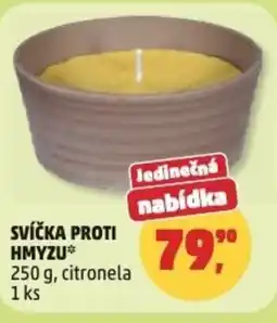 Penny Market Svíčka proti hmyzu citronela nabídka