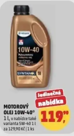 Penny Market Motorový olej 10w-40 nabídka
