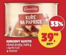 Penny Market KONZERVY GUSTITO nabídka
