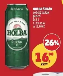 Penny Market HOLBA ŠERÁK světlý ležák plech nabídka