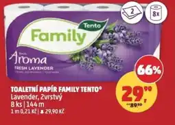 Penny Market Toaletní papír family TENTO Lavender, 2vrstvý nabídka