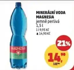 Penny Market Minerální voda magnesia jemně perlivá nabídka