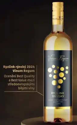 Penny Market VINUM REGUM Ryzlink rýnský přívlastkové víno nabídka