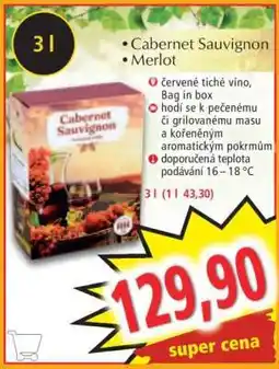 Norma Cabernet Sauvignon Merlot nabídka
