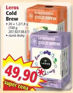 Norma Leros Cold Brew nabídka