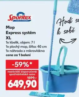 Kaufland Mop Express systém XL nabídka