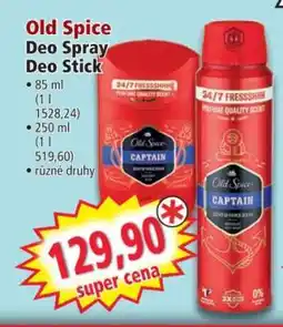 Norma Old Spice Deo Spray Deo Stick nabídka