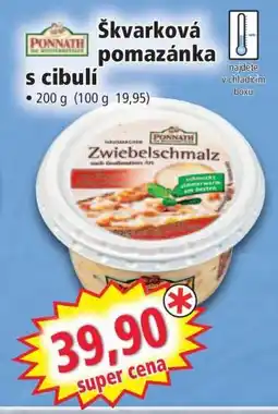 Norma Škvarková pomazánka s cibulí nabídka