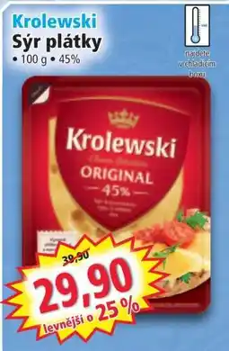 Norma Krolewski Sýr plátky nabídka