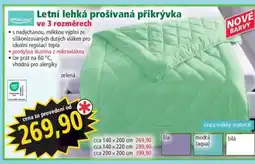 Norma Letní lehká prošívaná přikrývka ve 3 rozměrech nabídka