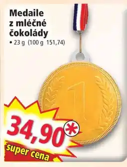 Norma Medaile z mléčné čokolády nabídka