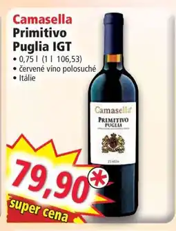 Norma Camasella Primitivo Puglia IGT nabídka