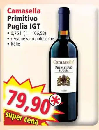 Norma Camasella Primitivo Puglia IGT nabídka