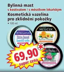 Norma Bylinná mast s kostivalem / s měsíčkem lékařským nabídka